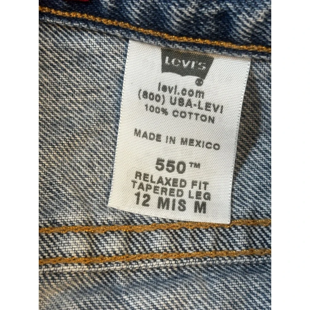 Vintage Levi's 550 Jeans Women's  12M Blue Classic Relaxed‎ Fit Misses VTG